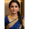 Choker Necklace Set with Earrings for Women & Girls | Gold Plated Mirror Work Necklace Set