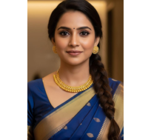 Choker Necklace Set with Earrings for Women & Girls | Gold Plated Mirror Work Necklace Set
