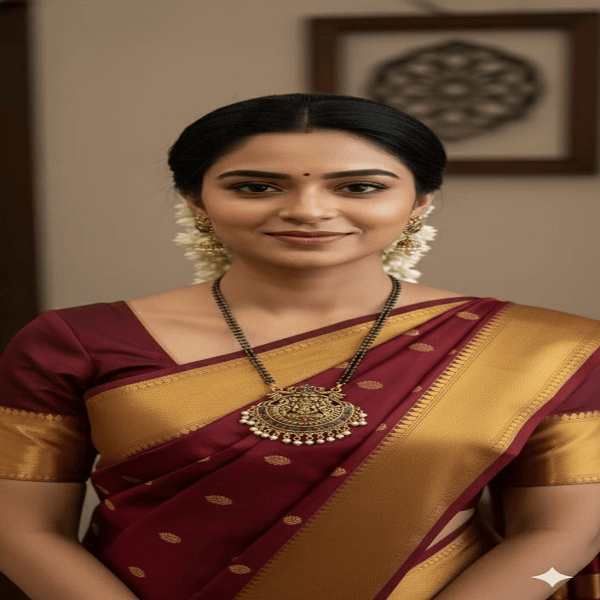 Mahalakshmi Temple Design Mangalsutra Set