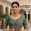 Women's AD Triple Floral Mangalsutra Set with Matching Stud Earrings | Gold Plated CZ Necklace Set for Daily Wear, Party & Wedding