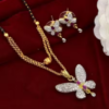 butterfly design mangalsutra