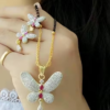 Butterfly (Titli) Design Mangalsutra for Women | Elegant Black Beads Chain with Butterfly Pendant