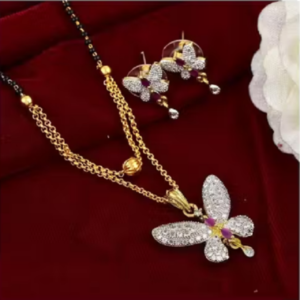 butterfly mangalsutra