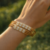 Elegant AD Stone Bracelet for Women & Girls Stylish Adjustable Party Wedding Daily Wear Fashion Jewellery Hand Bracelet