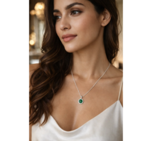 dark green pendant