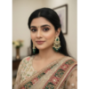 green earrings