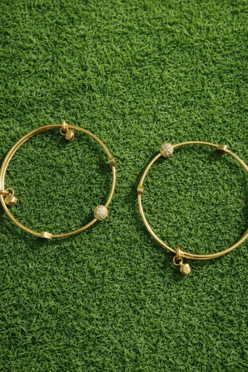 Gold Plated Adjustable Kadli Bracelet for Women & Girls