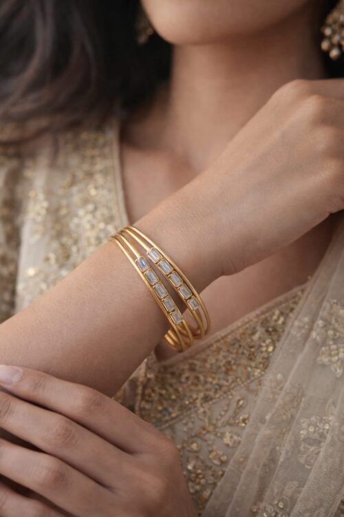 Elegant AD Stone Bracelet for Women & Girls Stylish Adjustable Party Wedding Daily Wear Fashion Jewellery Hand Bracelet